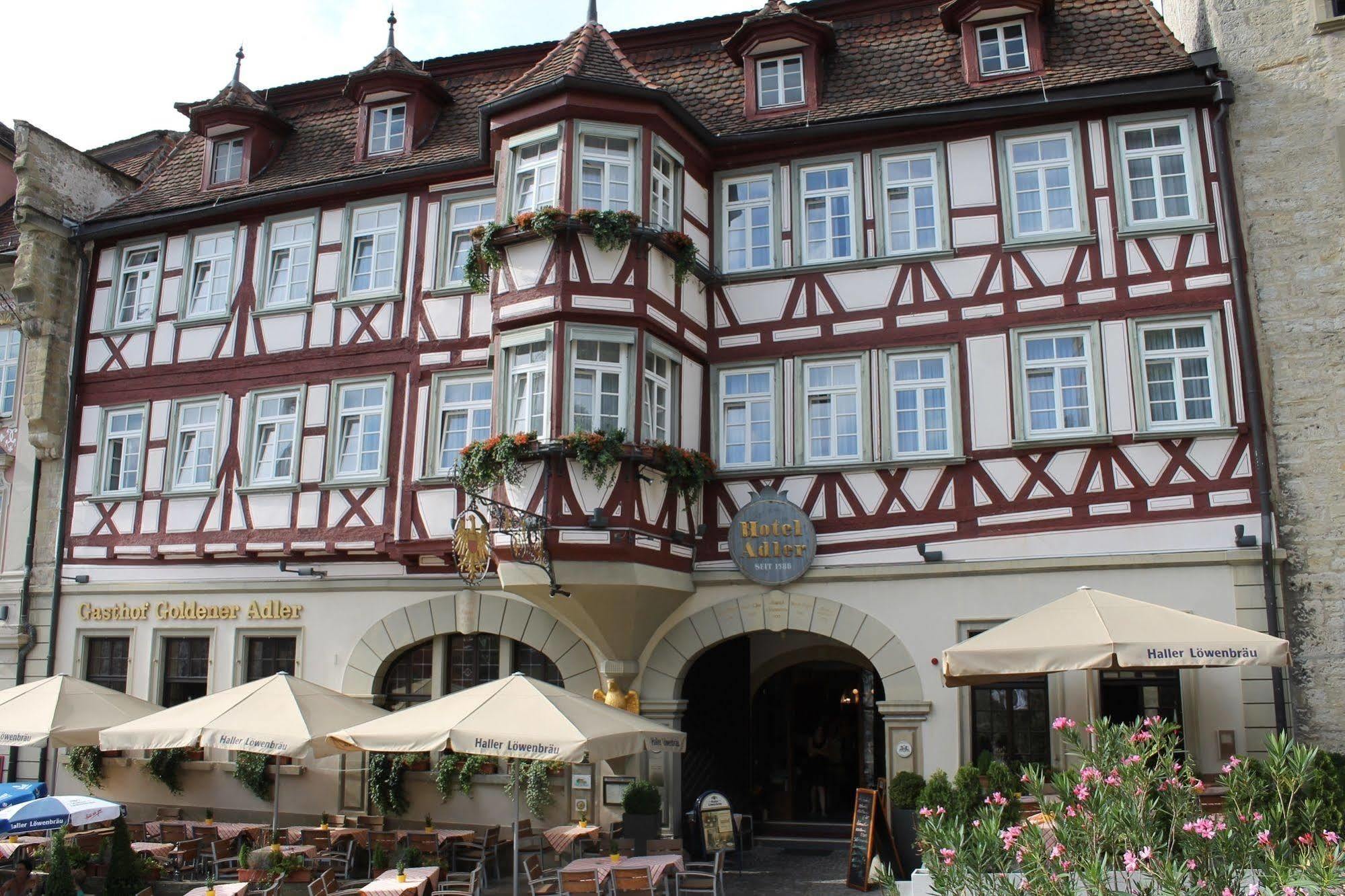 Stadt-Gut-Hotel Gasthof Goldener Adler Schwäbisch Hall Extérieur photo